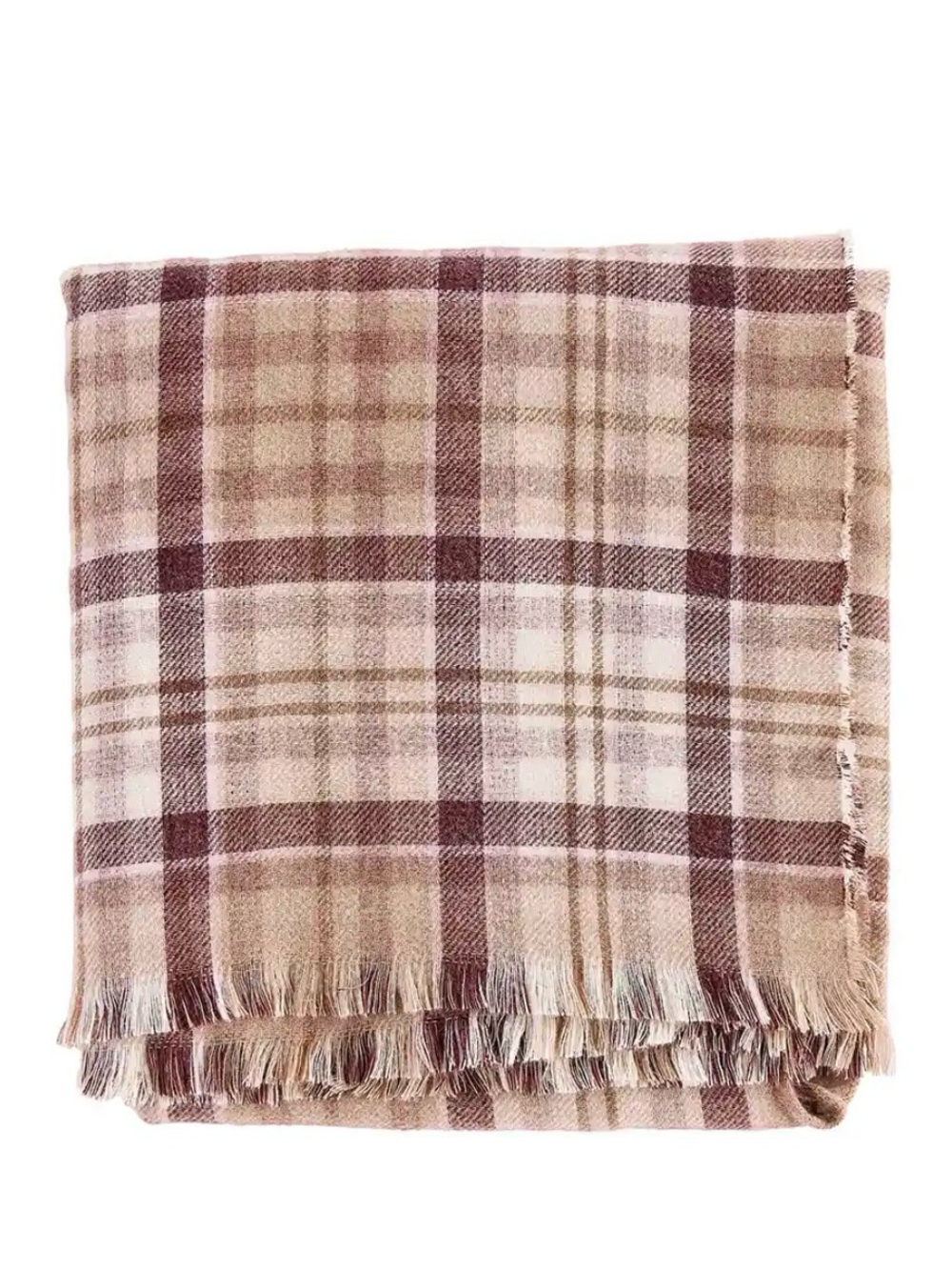 EUC Barbour Montieth Serape in “Muted Cabernet,” OS